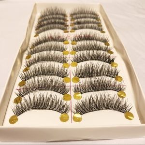 Black Natural Cross Faux Mink Eyelashes